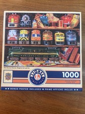 Lionel Well Stocked Shelves 1000 pc puzzle Puzzle w/bonus Poster New Sealed