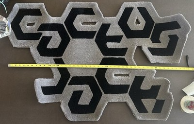 Cactus Jack Reality Rug by Travis Scott Black and Gray | eBay