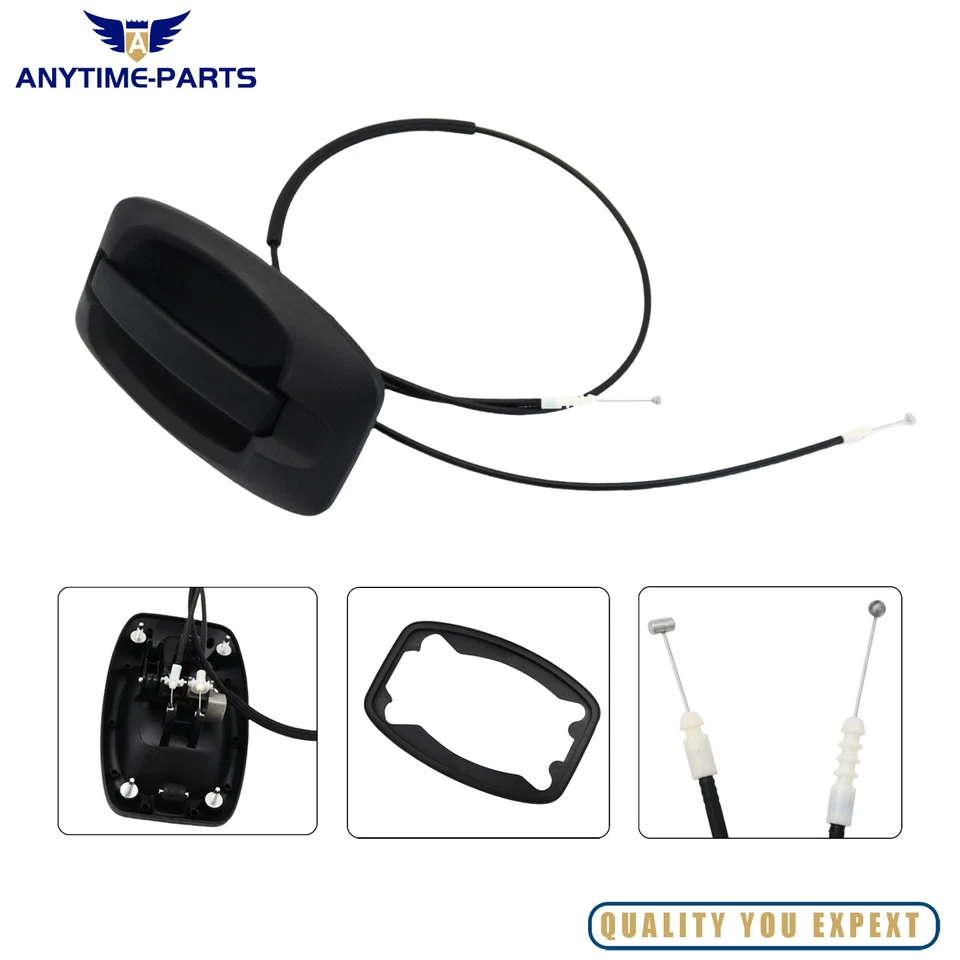 Nuevo conjunto de manija y cable de puerta corredera lateral para 14-21 Ram ProMaster 3500 2500 1500 Foto 2 de 4