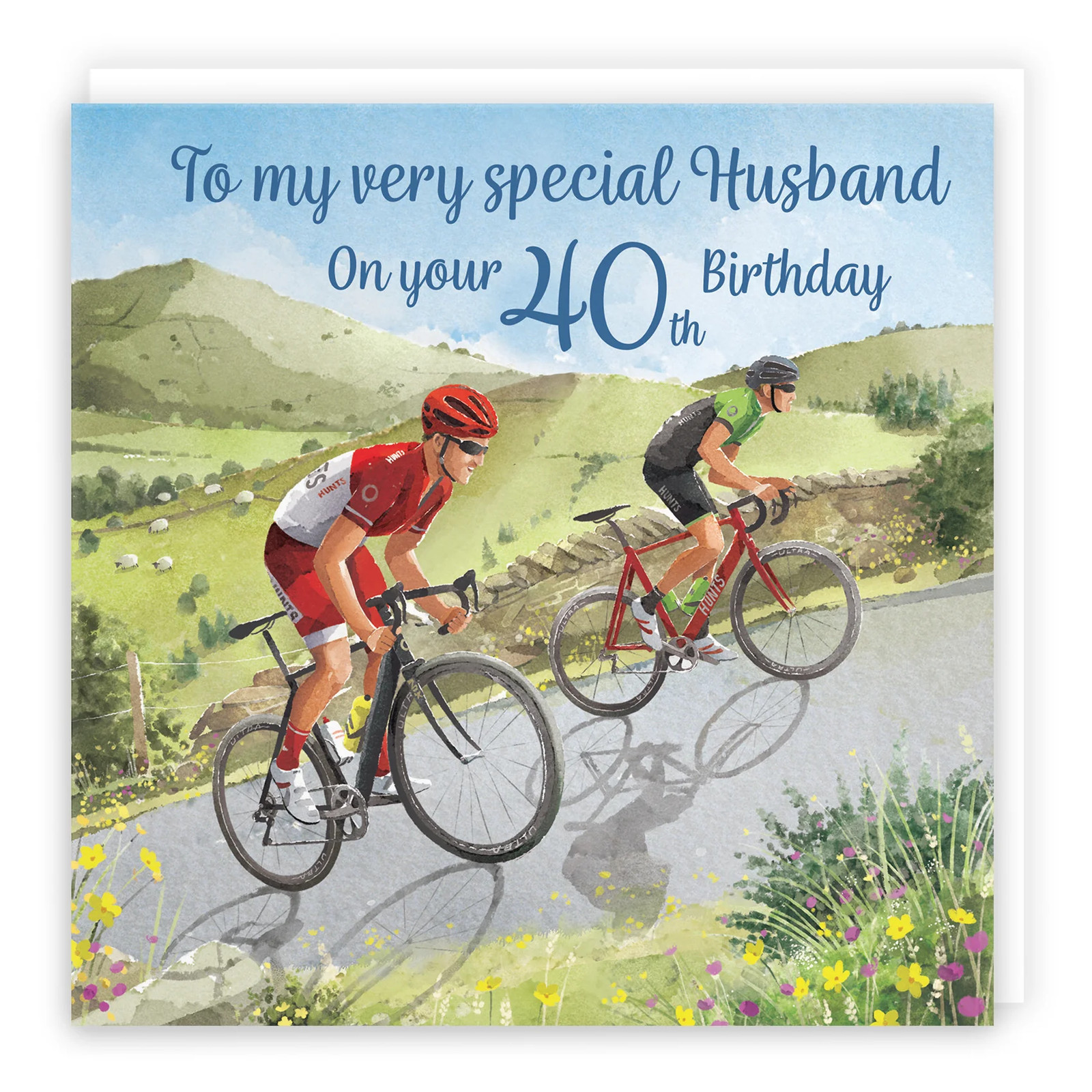 40th Husband Birthday Card Road Cycling Milo's Gallery