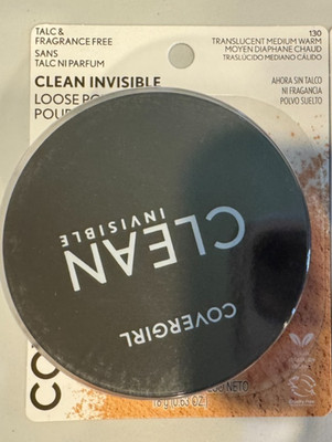 Covergirl Clean Invisible Loose Powder Translucent Medium Warm Shade #130 SEALED