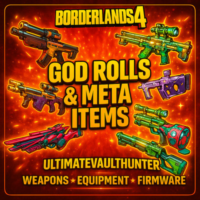 Borderlands 4 Ultimate God Roll Class Mod Master List Vex Rafa Harlowe Amon