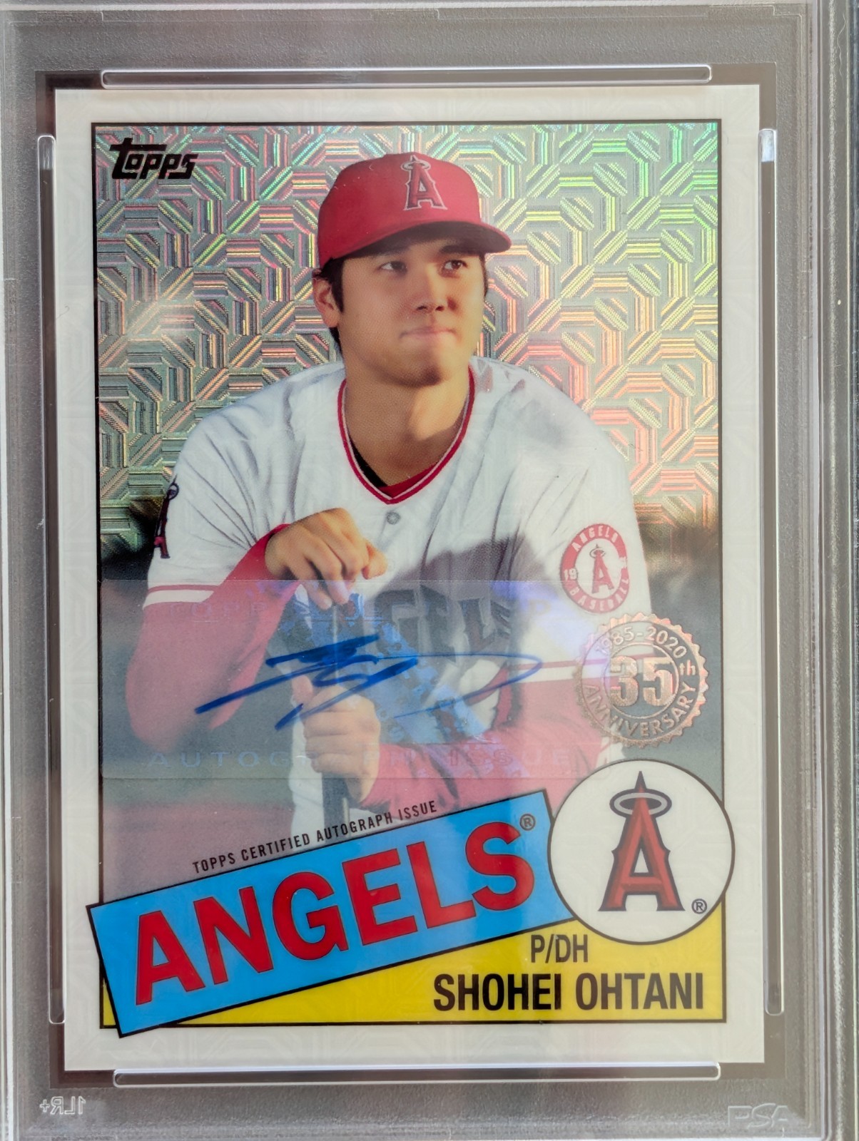 2020 Topps SHOHEI OHTANI - 1985 Silver*Pack! Chrome Mojo Ref. Auto /10 view 9