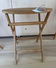 24" Patio Bistro Table Round Outdoor Coffee Table Small Table