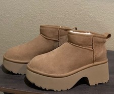 UGG Classic New Heights Ultra Mini Women's Platform Boots Chestnut US 10/EUR 41