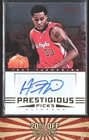 2012-13 Panini Prestige #31 AU Trey Thompkins Prestigious Picks Signatures