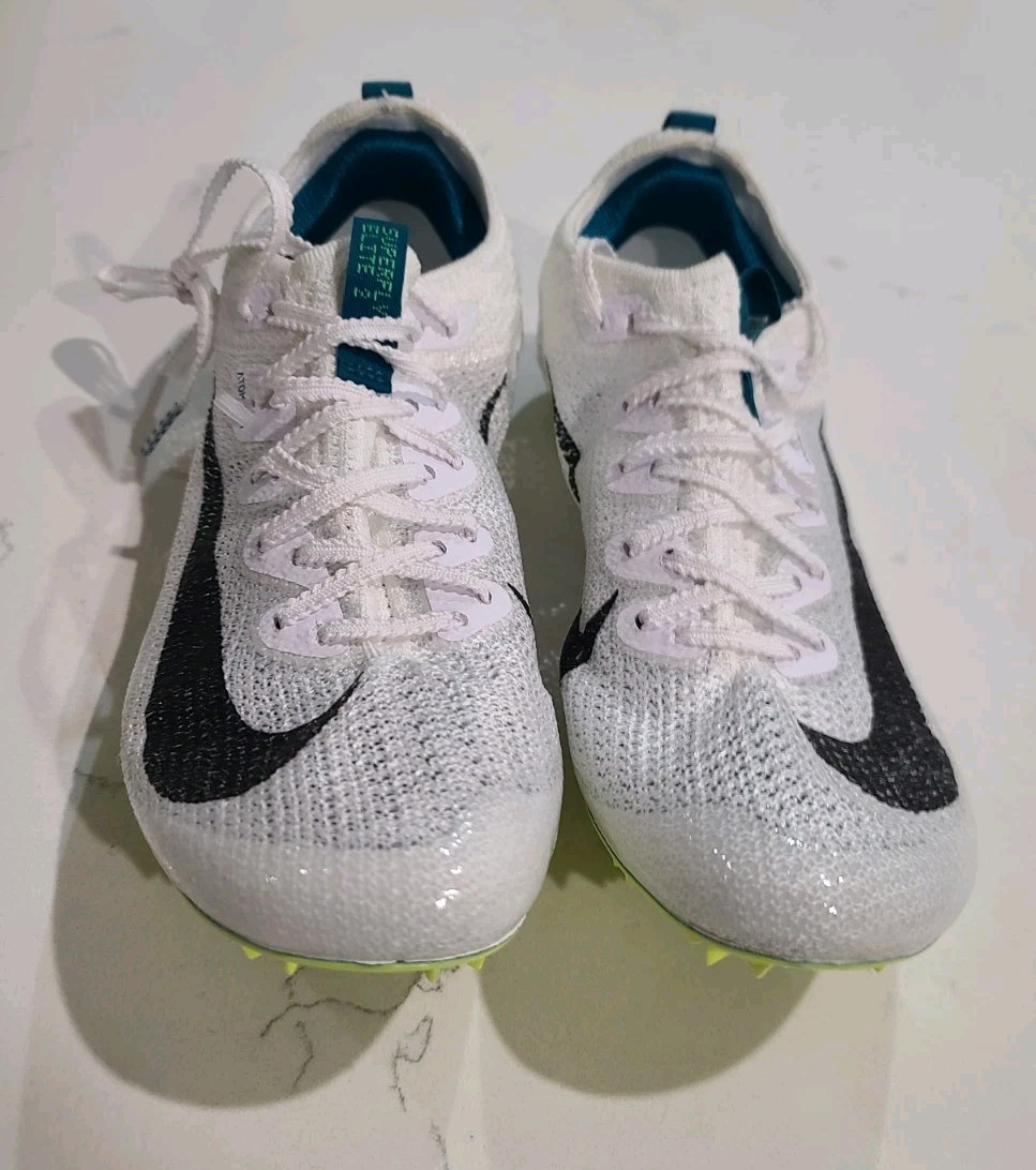 Mens 4.5 Nike Zoom Superfly Elite 2 Flyknit White Track Sprint