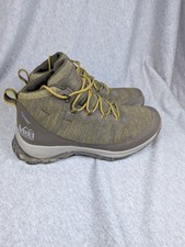REI Co-op Flash Hiking Boots Womens 9 Trail Outdoor Shoes Gray Green Yellow