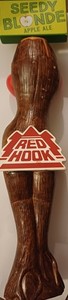 RED HOOK SEEDY BLONDE SEXY APPLE TREE draft beer tap handle. WASHINGTON