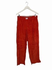 Speltham New Lounge Pants Trousers Pyjama Bottoms £105 Size L Orange Corduroy