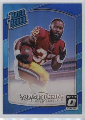 2017 Donruss Optic Rated Blue Prizm 135/149 Samaje Perine #156 Rookie RC 0w8