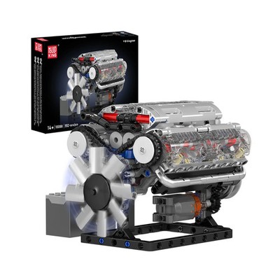 Mould King 10088 Motorisierter V8-Motor-Bausatz | 552 Teile