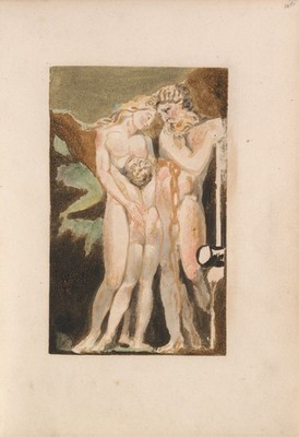 William Blake - Los mit Kind Ork und Enitharmon Teller 18 2 Minimal Trend Moder