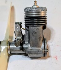 VINTAGE FOX 15X R/C OR CONTROL LINE ENGINE, GOOD COMPRESSION AND CONDITION.