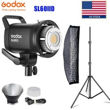 Godox SL60IID 70Ws LED Video Light LED Studio Light 35 160cm Grid Softbox Stand