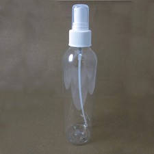 1 Pc 8 Oz Clear Spray Bottle Plastic Mist with Cap Cover Empty Refillable