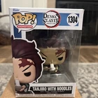 FUNKO POP ! TANJIRO WITH NOODLES 1304 DEMON SLAYER POP ANIMATION New