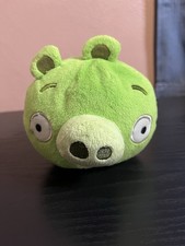 Angry Birds Normal Pig Plush Toy Green Commonwealth 2010 Rovio 4" No Sound
