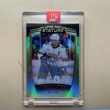 2024-25 STATURE HOCKEY AUTO GREEN REFRACTOR #2 ALEXSANDER BARKOV AUTO /199