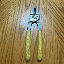 Vintage Stanley Model 84-203 Electrical Wire Cutters Strippers Crimper