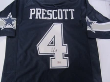 DAK PRESCOTT Signed Jersey  XL  COWBOY QB Autograph w/Player Holo + FREE SHIP!