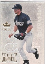 1996 Flair DIAMOND CUTS #1 Jeff Bagwell Astros HOF RARE UNIQUE TEXTURED INSERT