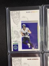 2022 Panini Encased Mark Andrews Platinum 1/1 Complete Rainbow