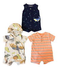 Carters Baby Boy 3 Months Summer Rompers 1 Piece Outfits Clothes Lot Whale