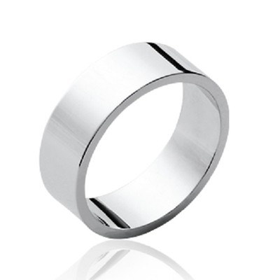 Bague Alliance Argent 925 Rhodié Taille 60 - Neuf Avec étiquettes, Sans Nickel, Garanti