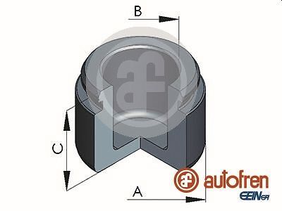 D025406 AUTOFREN SEINSA PISTON, BRAKE CALIPER FRONT AXLE FOR ALFA ROMEO JAGUAR N - Picture 1 of 6