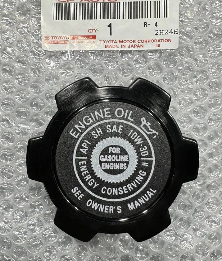 94-97 TOYOTA PASEO 1.5L TAPA DE LLENADO DE ACEITE DE MOTOR 10W OEM NUEVO Foto 4 de 4
