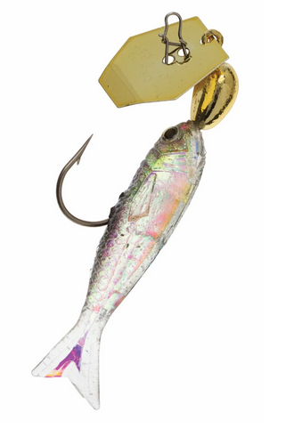 Z-Man FBMINI1809 ChatterBait FlashBack Mini 1/8 oz. Silver/Blue