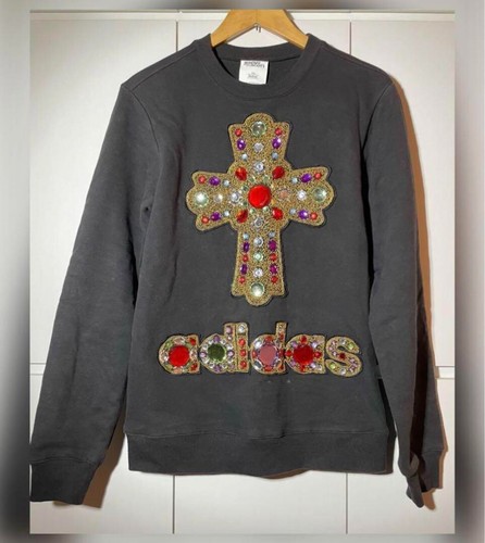 Adidas x Jeremy Scott Bijou Cross M Originals Collaboration Sweatshirts Used - Picture 3 of 7