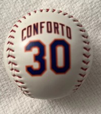 NY METS MICHEAL CONFORTO BASEBALL MLB RAWLINGS BALL CITI FIELD