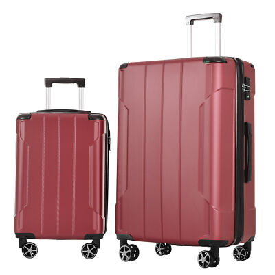 Luggage Sets 2 Piece(20/28), Hardshell ABS Lightweight and Expandable(only 28'') 