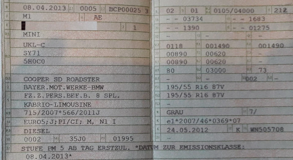 VOLLAUSSTATTUNG BMW Mini Cooper SD Cabrio ROADSTER Diesel Klima Automatik Leder - Bild 2 von 4