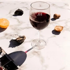 Engraved 440ml Wine Glass