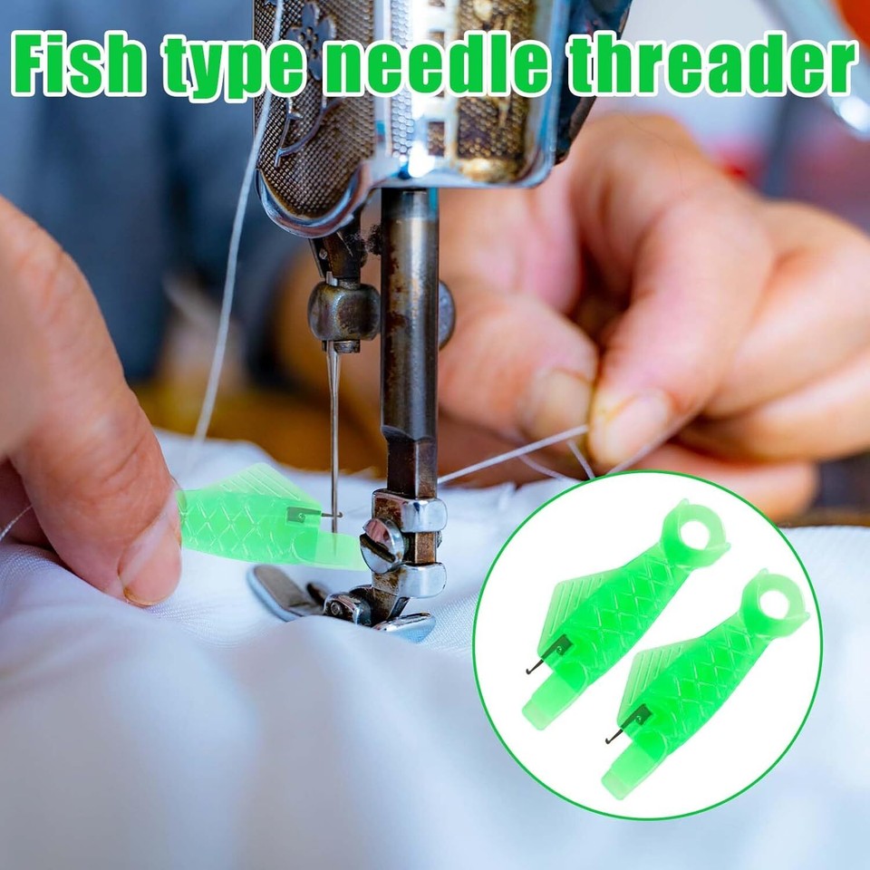 20pcs Fish Mouth Sewing Machine Needle Threaders, 2024 New Type Needle