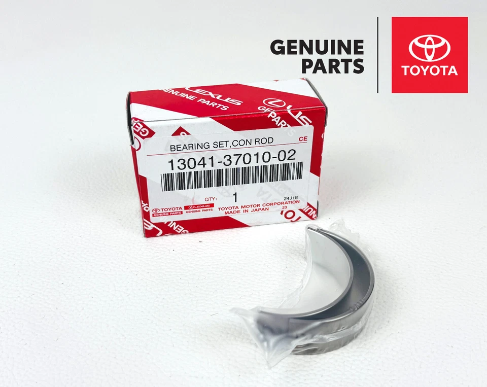 130413701002 COJINETE TOYOTA OEM LEXUS, BIELA 13041-37010-02 NUEVO Foto 2 de 4