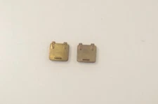 Kemtron HO Cast Brass Square Tender Hatch - Set of 2 - F-1604