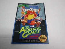 James Pond The Aquatic Games (Genesis, 1992) Manual Only