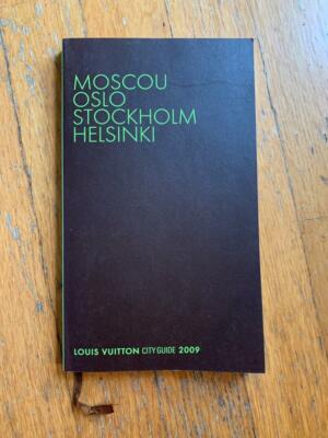 LUIS VUITTON CITY GUIDE Moscou Oslo Stockholm Helsinki NEW Reiseführer 2009