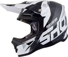 SHOT FURIOUS YOUTH HELMET ULTIMATE BLACK WHITE MX MOTOCROSS KIDS CHEAP BMX BOYS