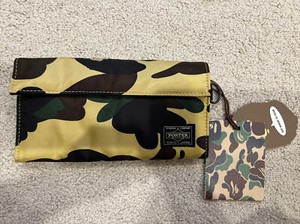 bape porter wallet | eBay