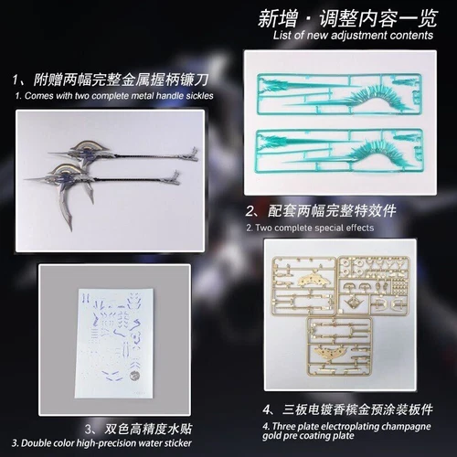 Zero_G Mecha Moonnight Judge MG 1/100 Assemble Alloy Body Action Figure Model - Picture 7 of 11