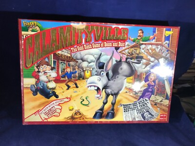 Z-36 FUNDEX CALAMITYVILLE GAME - GOLD RUSH GAME OF BOOM OR BUST - SEALED - NIB