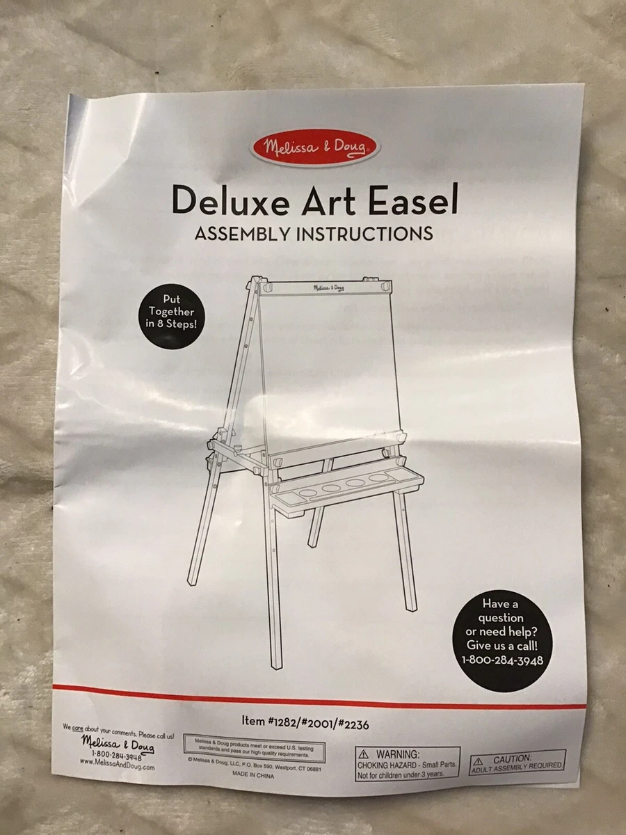 Melissa & Doug - Deluxe Wooden Standing Art Easel