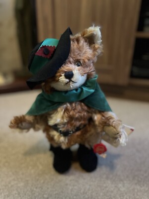 Hermann Teddybär PUSS IN STIEFELN - Ltd Ed 32/500 - selten & verpackt