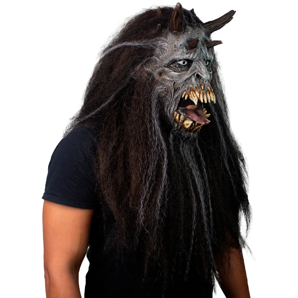 Ghoulish Productions Wendigo Adult Latex Mask-Neck Horror Mythical Monster - Image 3 of 4