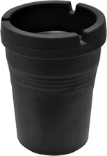 93365D Black Smokeless Ashtray, Automotive Ashtray,Fits Cup-Holders for cars-0.3